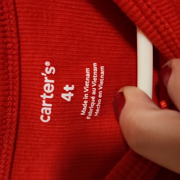Carters Toddler Girls Holiday Christmas Jumper Size 4T - Picture 4 of 5